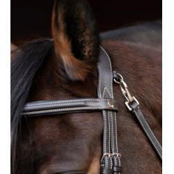 Bridão Waldhausen X-Line Work focinheira combinada Castanho