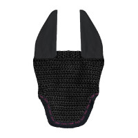 Touca GEM Mesh curta Preto / rosa