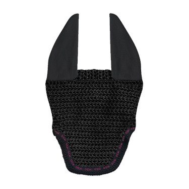 Touca GEM Mesh curta Preto / rosa
