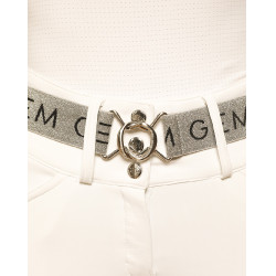 Cinto GEM Zaza Prateado Cinzento