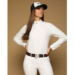 Cinto GEM Zaza Preto / coral