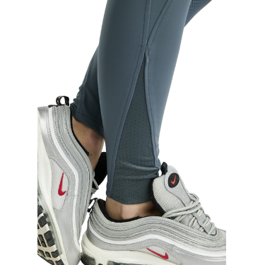 Calça de Montar MoZida Refined com Cristal Gun Metal e grip nos joelhos feminino Ardósia escura Cinzento