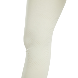 Calça de Montar MoZida Refined com Cristal Gun Metal e grip nos joelhos feminino Cinza claro Cinzento