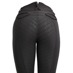 Calça Montar MoGloria full grip feminina faixa caviar Preto