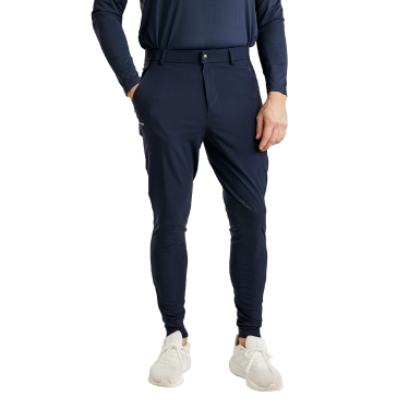 Calça de Montar MoBen com grip nos joelhos para homem Marinho escuro Azul