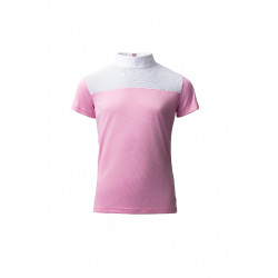 Polo de competição Horze Kaya infantil com strass
