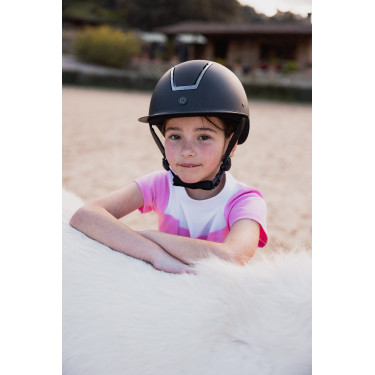 Polo de competição Horze Kaya infantil com strass Polo de competição Horze Kaya infantil com strass