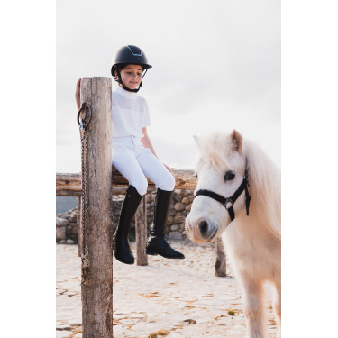 Polo de competição Horze Kaya infantil com strass Polo de competição Horze Kaya infantil com strass