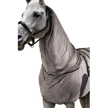 Cobertura anti eczema Horze Mountain Essence UV Cinza claro Cinzento