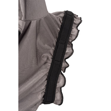 Máscara anti-moscas Eczema Horze Mountain Essence UV Cinza claro Cinzento