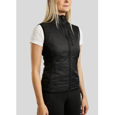 Colete sem mangas leve MoRegina Foil logo feminino