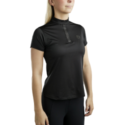 Camiseta de treino Montar MoBriella Junior com cristal gun metal