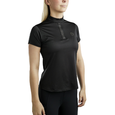Camiseta de treino Montar MoBriella Junior com cristal gun metal