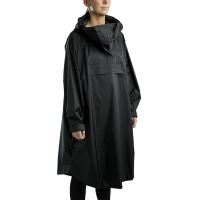 Capa impermeável longa Montar MoRianne logótipo preto Capa impermeável longa Montar MoRianne logótipo preto