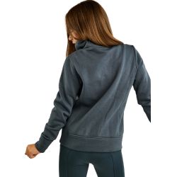 Sweatshirt Montar MoNaja Júnior fecho lateral cristais rose gold Ardósia escura Cinzento Sweatshirt Montar MoNaja Júnior fecho lateral cristais rose gold Ardósia escura Cinzento