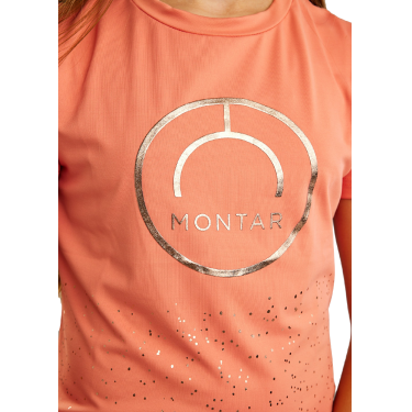 T-shirt de manga curta Montar MoNille Junior com estampado rosegold T-shirt de manga curta Montar MoNille Junior com estampado rosegold