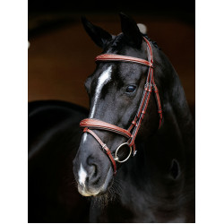 Bridão combinado LeMieux Competition Castanho