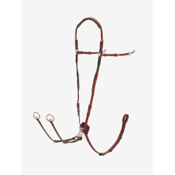 Peitoral com martingal LeMieux Castanho Peitoral com martingal LeMieux Castanho