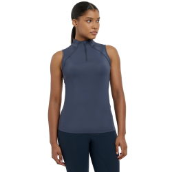 Base Layer LeMieux Maria mesh sem mangas Crepúsculo azul