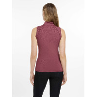 Base Layer LeMieux Maria mesh sem mangas Crepúsculo azul