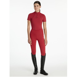 Camada Base LeMieux Young Rider Classique de mangas curtas Chilli Vermelho