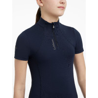 Camada Base LeMieux Young Rider Classique de mangas curtas Preto