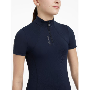 Camada Base LeMieux Young Rider Classique de mangas curtas Marinho Azul-marinho