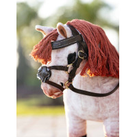 Bridão com focinheira cruzada LeMieux Toy Pony Castanho