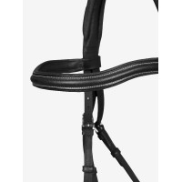 Bridão de focinheira fendida Arika LeMieux Preto Bridão de focinheira fendida Arika LeMieux Preto