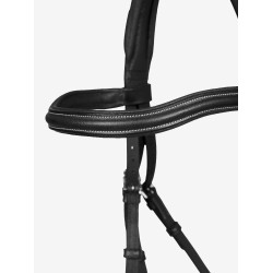 Bridão de focinheira fendida Arika LeMieux Preto