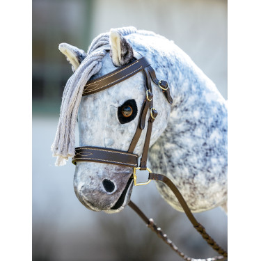 Bridão Hunter Hobby Horse LeMieux Castanho Bridão Hunter Hobby Horse LeMieux Castanho
