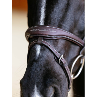 Bridon LeMieux Flash Contour Kudos Castanho Bridon LeMieux Flash Contour Kudos Castanho