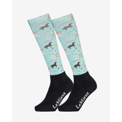 Meias Harlow Mini LeMieux Froostie Pônei estampadas
