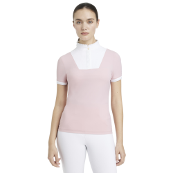 Camisa de concurso LeMieux plissada Sophia de manga curta