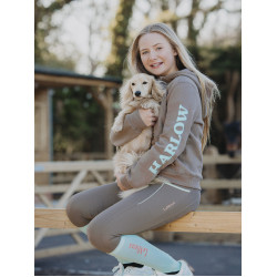 Legging LeMieux Young Rider Harlow Orla Noz Castanho Legging LeMieux Young Rider Harlow Orla Noz Castanho