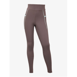 Legging LeMieux Young Rider Harlow Orla Noz Castanho Legging LeMieux Young Rider Harlow Orla Noz Castanho
