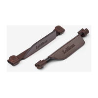 Oeillères de bridon LeMieux en cuir Havana Castanho