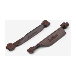 Oeillères de bridon LeMieux en cuir Havana Castanho