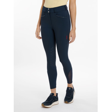 Pantalon d'équitation à basanes silicone Imogen Marinho Azul-marinho