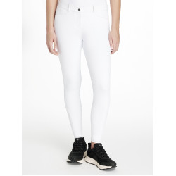 Pantalon d'équitation à basanes silicone Imogen Branco Pantalon d'équitation à basanes silicone Imogen Branco