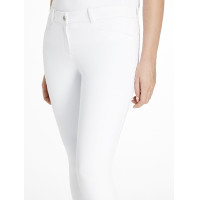 Pantalon d'équitation à basanes silicone Imogen Branco