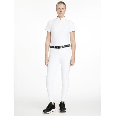 Pantalon d'équitation à basanes silicone Imogen Branco Pantalon d'équitation à basanes silicone Imogen Branco