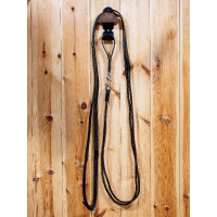 Rênes allemandes LeMieux en cuir Castanho