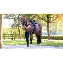 Tapis de dressage LeMieux Essence Square Pau-rosa Tapis de dressage LeMieux Essence Square Pau-rosa