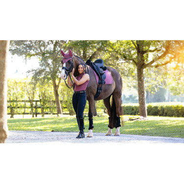 Tapis de dressage LeMieux Essence Square Pau-rosa Tapis de dressage LeMieux Essence Square Pau-rosa
