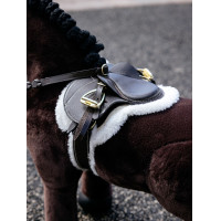 Tapis de selle et sangle Hunter LeMieux Toy Pony Castanho