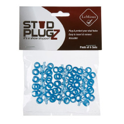 Tampões para cravos LeMieux Stud Plugz com 60 unidades Azul