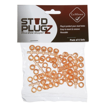 Tampões para cravos LeMieux Stud Plugz com 60 unidades Tampões para cravos LeMieux Stud Plugz com 60 unidades
