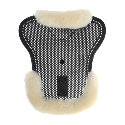 Amortecedor Acavallo Just Gel Pele de Cordeiro Preto / lã natural