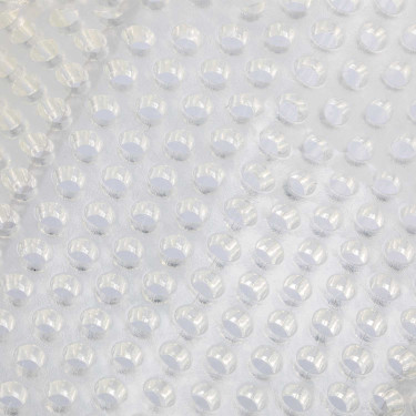 Amortecedor de gel e lã com elevação traseira Acavallo Transparente / lã de carneiro branca